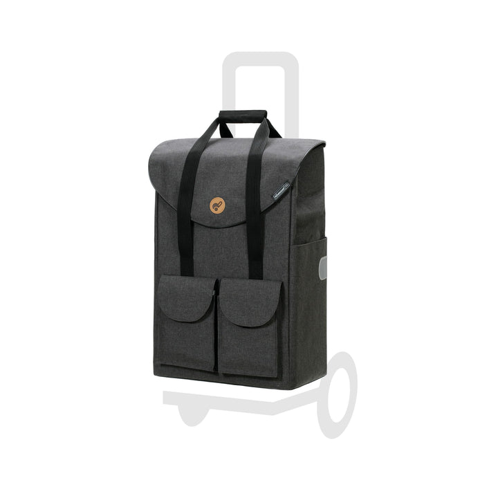 Andersen Einkaufstrolley Ersatztasche - 54 Liter - Seiten- & Fronttasche - Tragegriff - extra Innenf