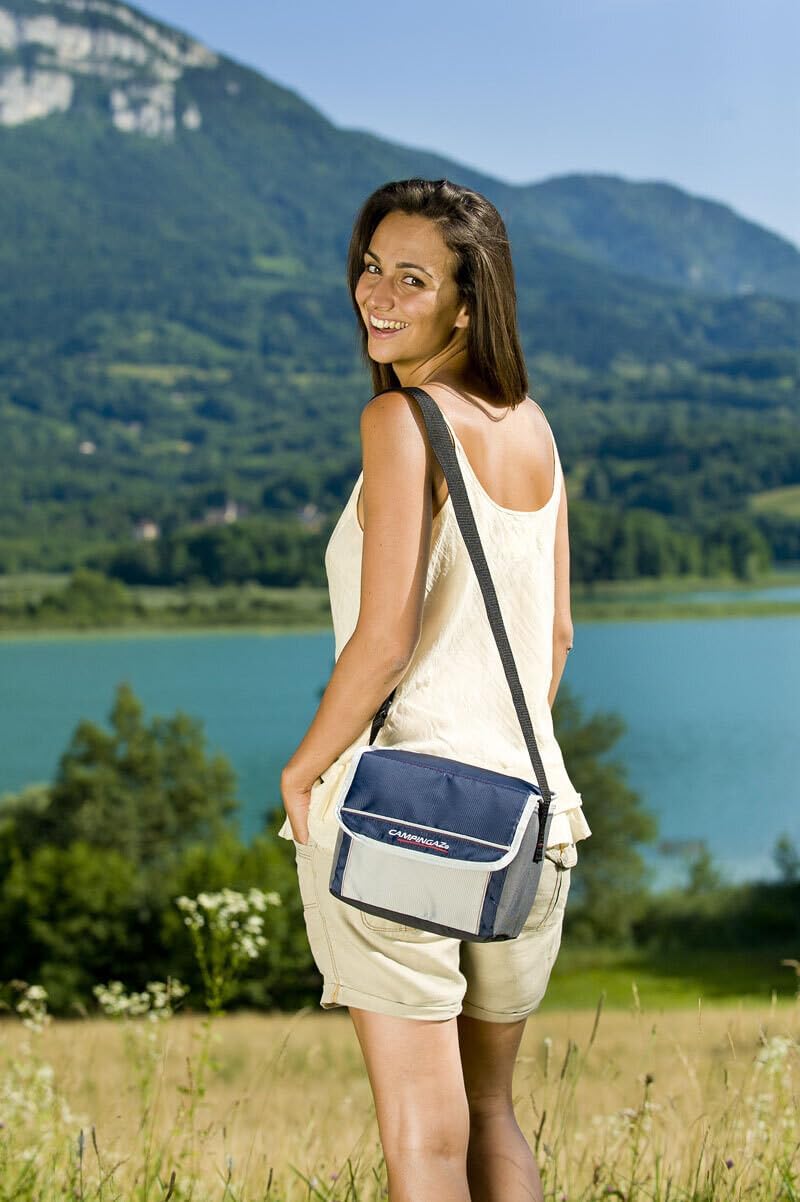Campingaz Fold N Cool, dunkelblau/grau, Kühltasche 5 Liter, Kühltasche 5 Liter
