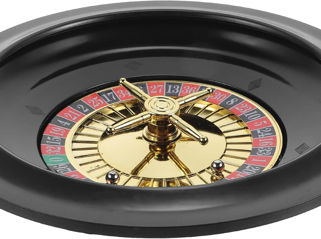 Cabilock Poker Russisches Roulette spiel-requisite Kunststoff-roulette Roulette-rad Roulette-spiel -