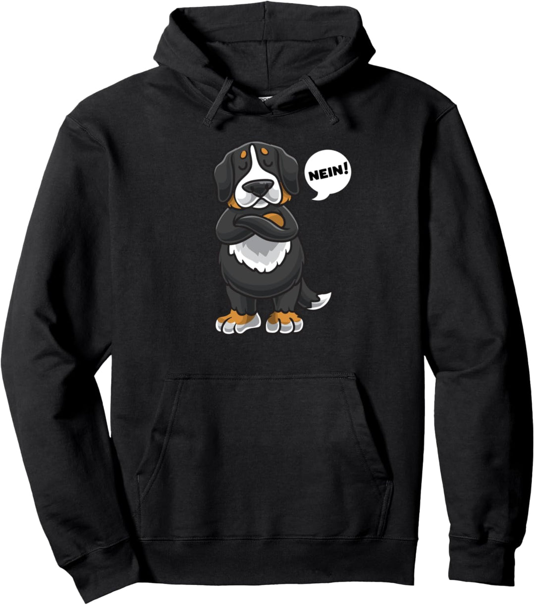 Sturer Berner Sennenhund Hund lustig Hundefan Pullover Hoodie
