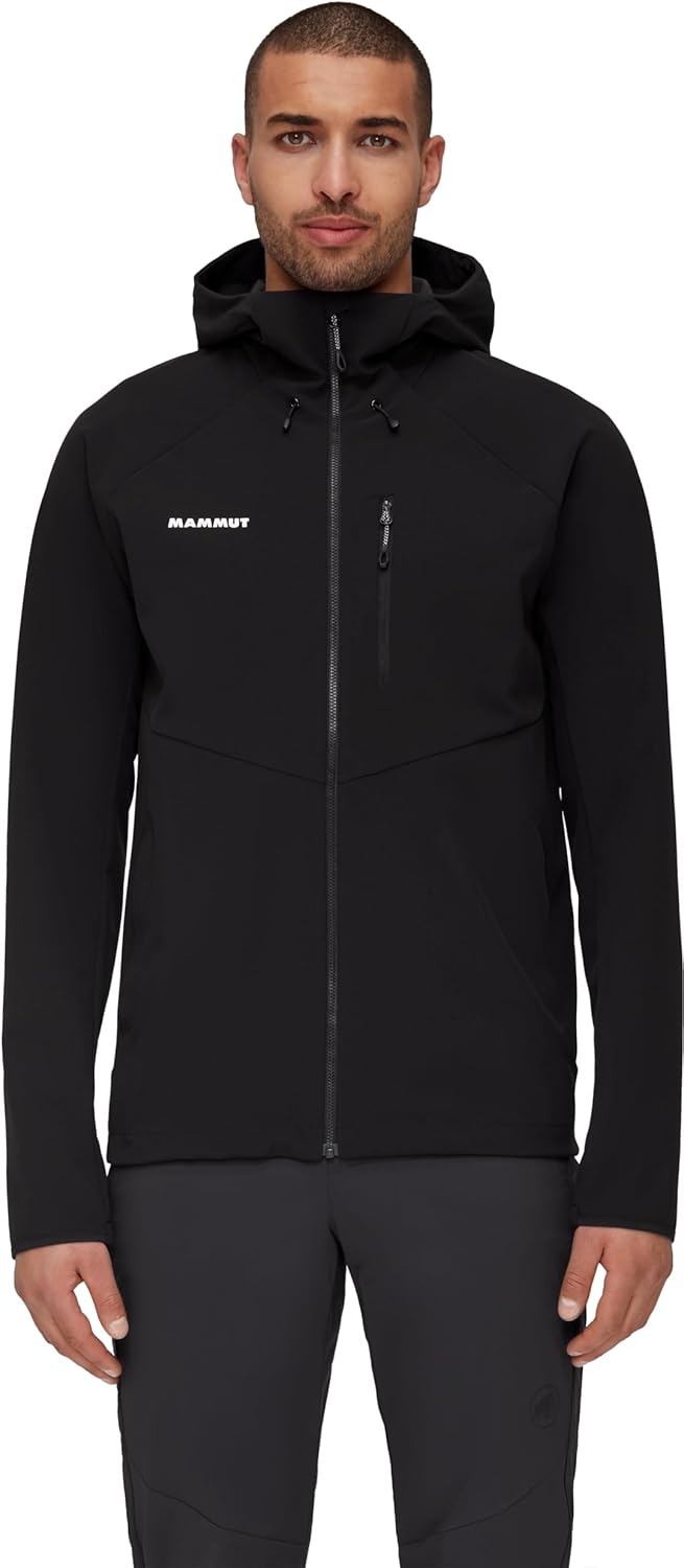 Mammut Ultimate Comfort SO Hooded Jacket M Schwarz, M Schwarz