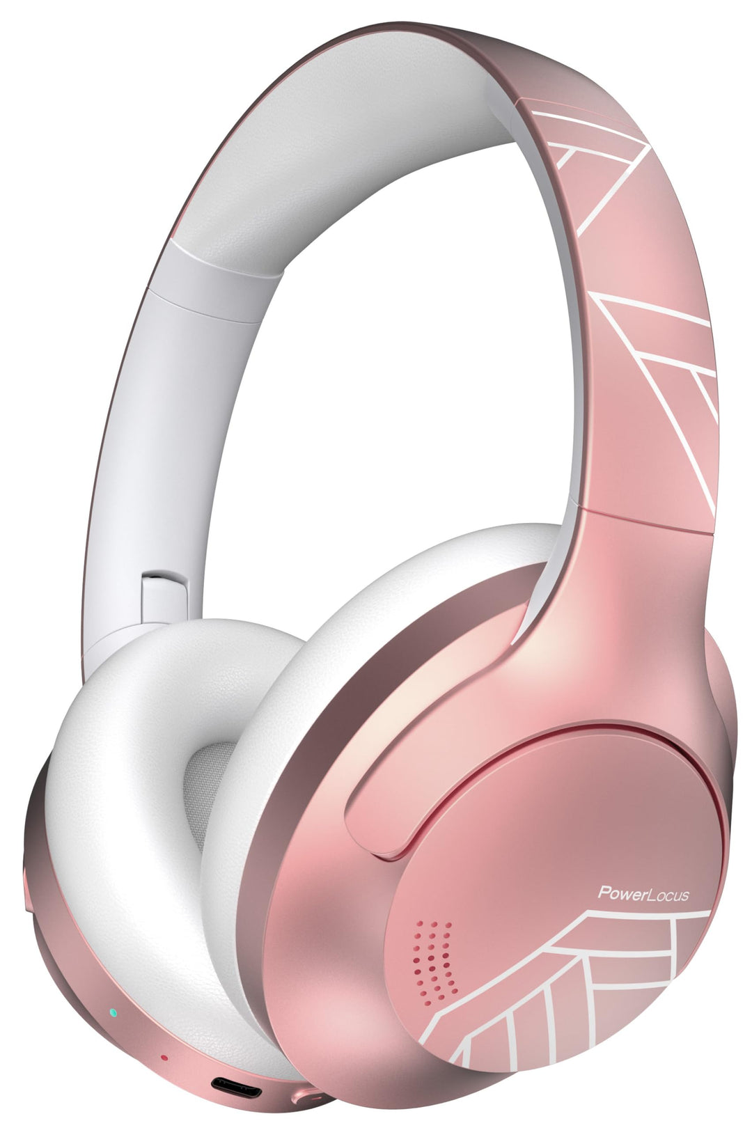 PowerLocus Bluetooth Kopfhörer Over Ear, 50 Std Spielzeit, 4 EQ-Modi, Kopfhörer Kabellos Faltbarer m