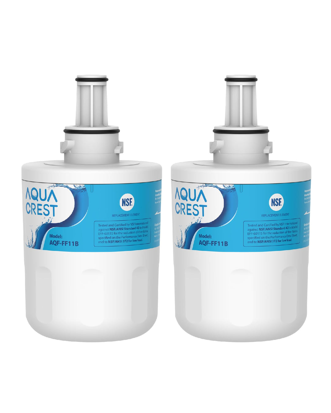 2X AQUACREST DA29-00003G Kühlschrank Wasserfilter, Kompatibel mit Samsung AquaPure Plus DA29-00003G,
