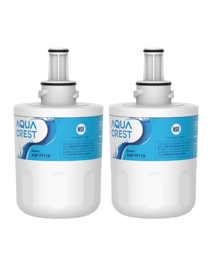 2X AQUACREST DA29-00003G Kühlschrank Wasserfilter, Kompatibel mit Samsung AquaPure Plus DA29-00003G,