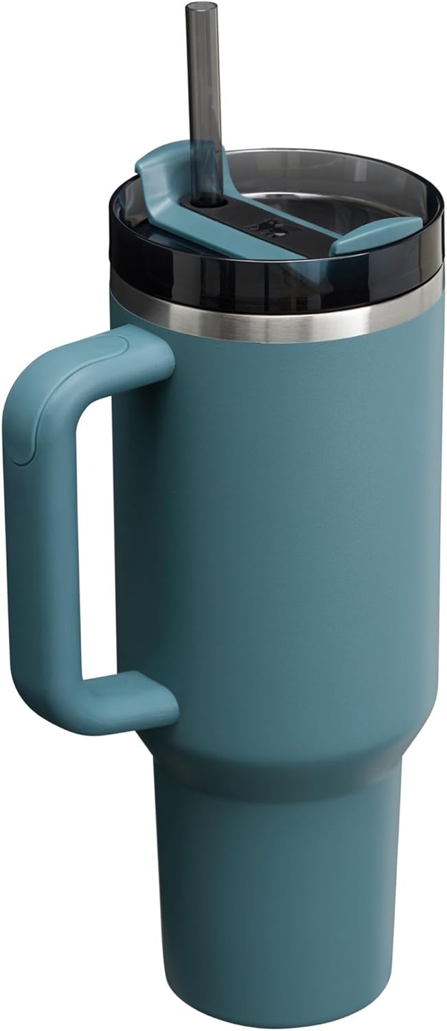 STANLEY 1913 Quencher H2.0 Flowstate Trinkflasche Mit Strohhalm 1.2L - Thermobecher Kühlt 11 Stunden