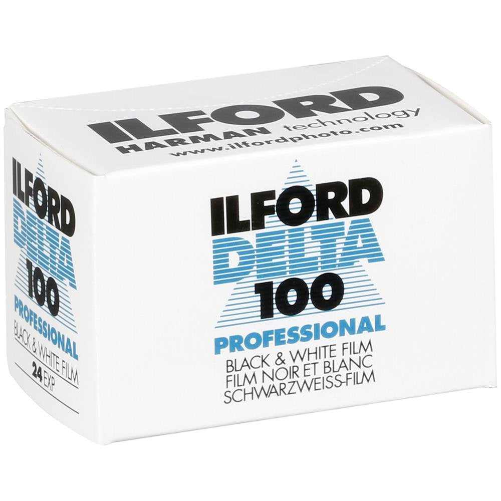 Ilford Delta 100 Professional Schwarz-Weiss-Film, ISO 100, 35 mm, 24 Belichtungen (1780602), schwarz