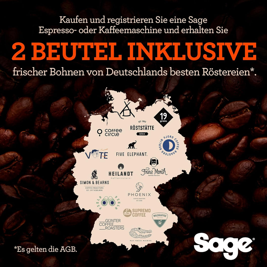 Sage - The Dose Control Pro - Präzisionskaffeemühle, Silber, Silber