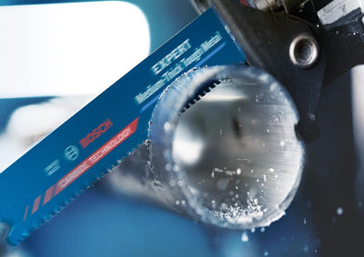 Bosch Professional 3x Expert ‘Medium-Thick Tough Metal’ S 1155 HHM Säbelsägeblatt (für Zäher Stahl,