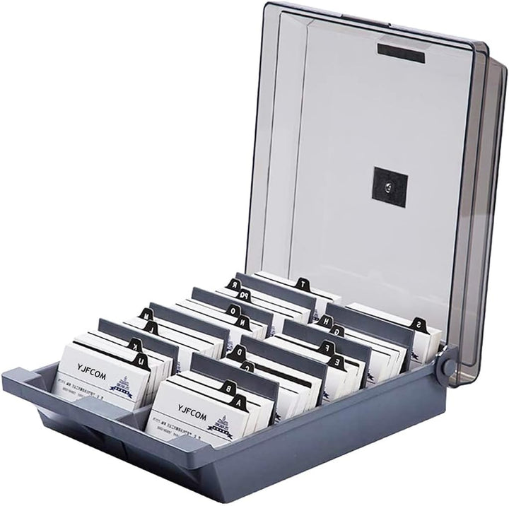 Visitenkartenhalter Visitenkartenbox Magnetkarte Klassifizierung A-Z Register (1000 Karten), 1000 Ka
