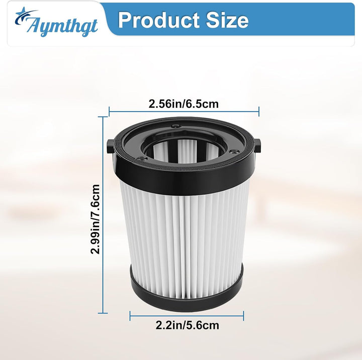 4 Stück HEPA Filter für Lubluelu 202 Ersatzfilter,Staubsauger HEPA Filter kompatibel mit Fabuletta F