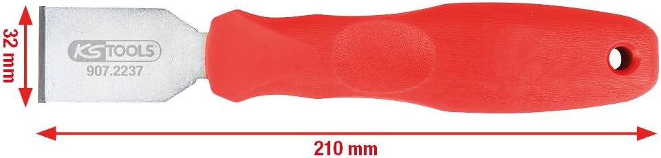 KS Tools 907.2237 Hartmetall-Schaber, 32x210mm