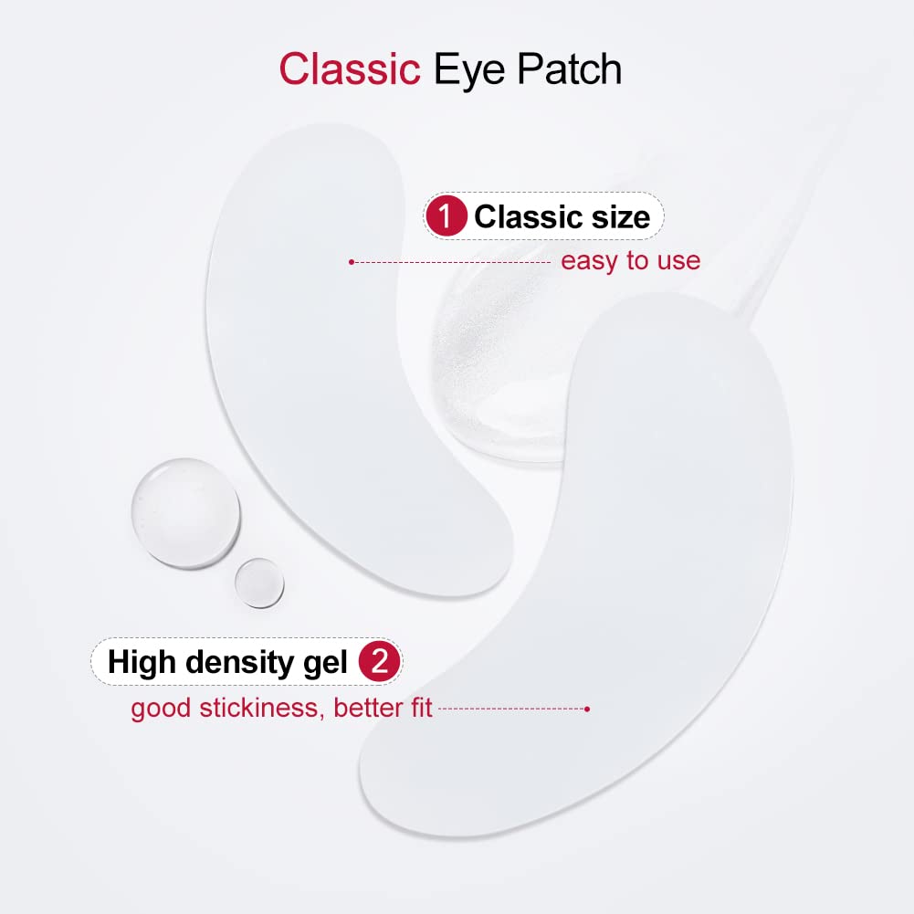 Lunamoon 150 Paar Augenpads für Wimpernverlängerung Wimpernpads Wimpernverlängerung Pads Eyelash Ext