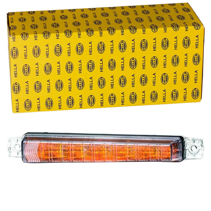 HELLA - Blinkleuchte - LED - 24V - Anbau/geschraubt - Lichtscheibenfarbe: glasklar - Kabel: 400mm -