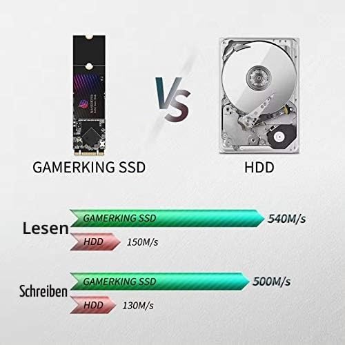 GamerKing SSD M.2 2280 256GB Ngff internes Solid State Drive 1TB 512gb 128gb 64gb für Desktop-Laptop