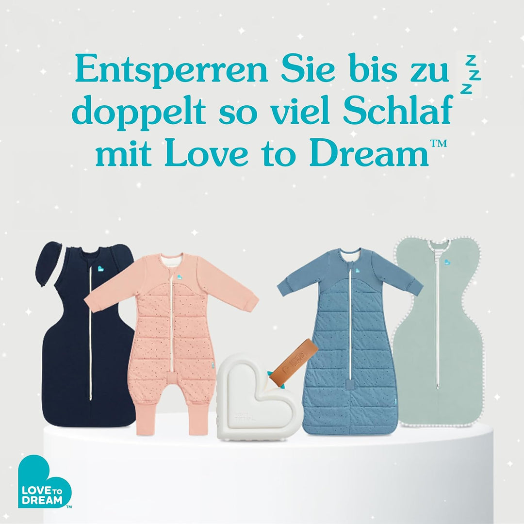 Love To Dream™ Tragbares Babyschlafgerät | Weisses Rauschen & Schlaflieder | 9 beruhigende Babygeräu