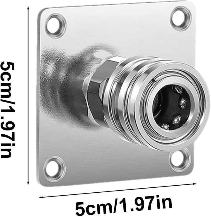 2 Sets Wandhalterung Schaumkanone Schaumkanone Rack Hochdruckreiniger Halterung Edelstahl Schnellans