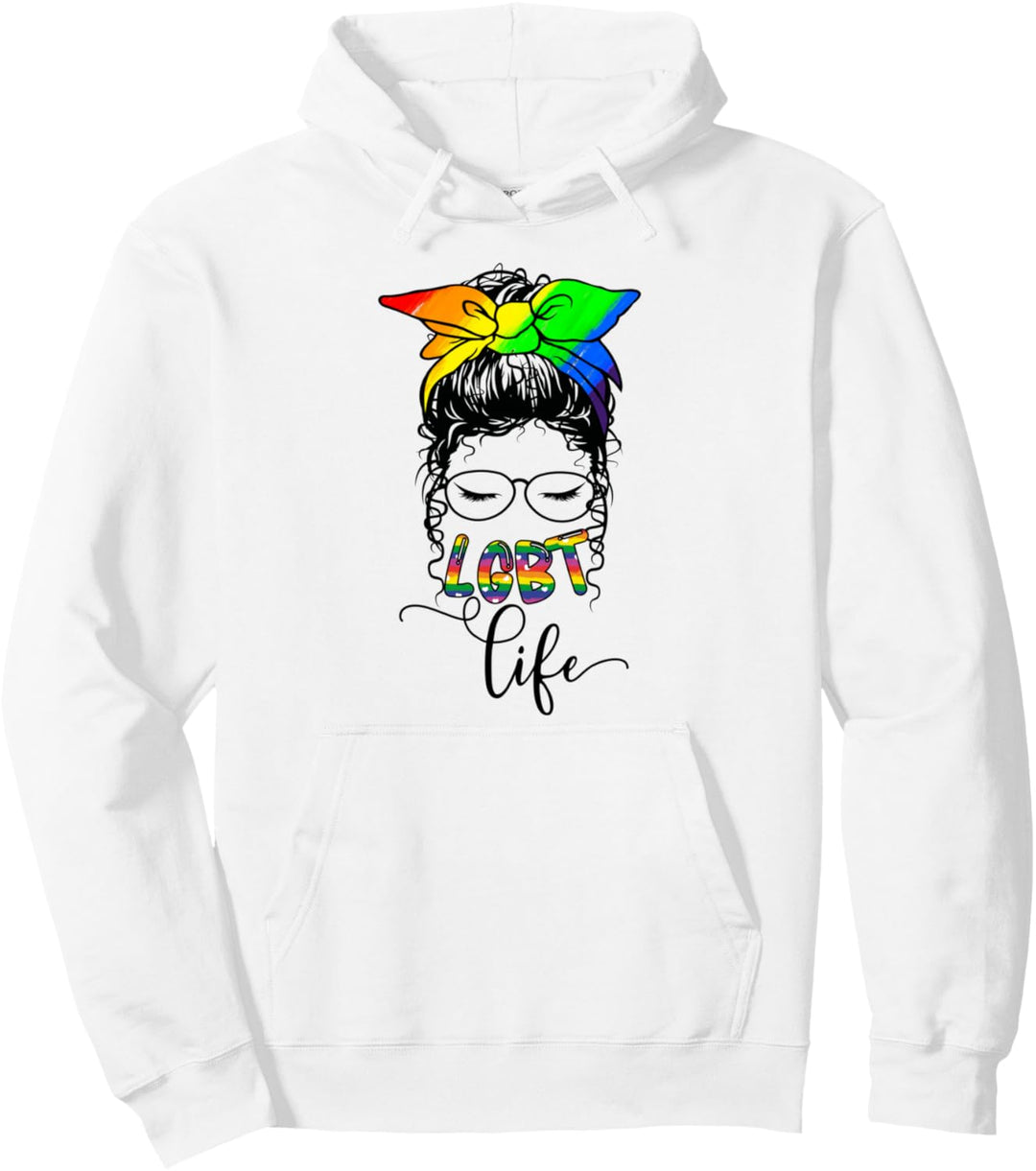 LGBT Life Regenbogen Lesbisch Pärchen Geschenk Gay Pride Pullover Hoodie