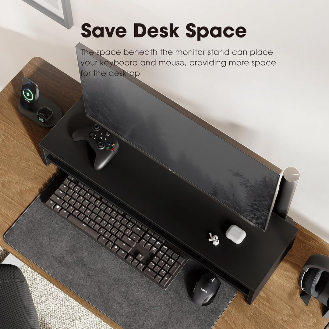 Fenge Dual Monitorständer Riser 2 Etagen Bildschirmständer für Computer PC Laptop Drucker TV, Schrei