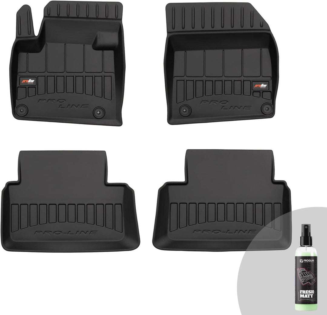 FROGUM ProLine 3D Gummimatten Exklusiven Auto Fussmatten Autofussmatten für Citroën C5 II 2008-2017