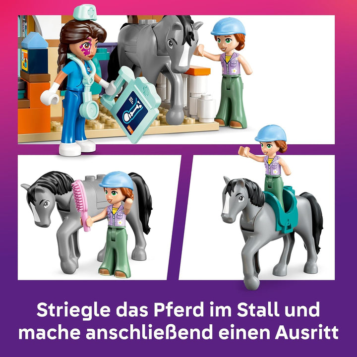 LEGO Friends Tierarztpraxis für Pferde und Haustiere, BAU- und Spielset für fantasievolle Rollenspie