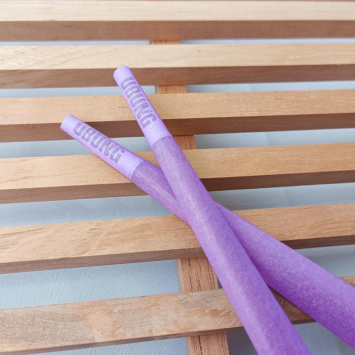 UBUNG 200 Stück Grosse Grösse Lila Konisch vorgedrehte Hülsen, King Size 108 mm Konisch Papiers Hüls