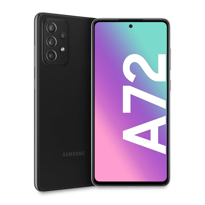 Samsung A72 DS 4G 6/128GB Awesome Black EU Alle Träger Schwarz 128 GB, Alle Träger Schwarz 128 GB