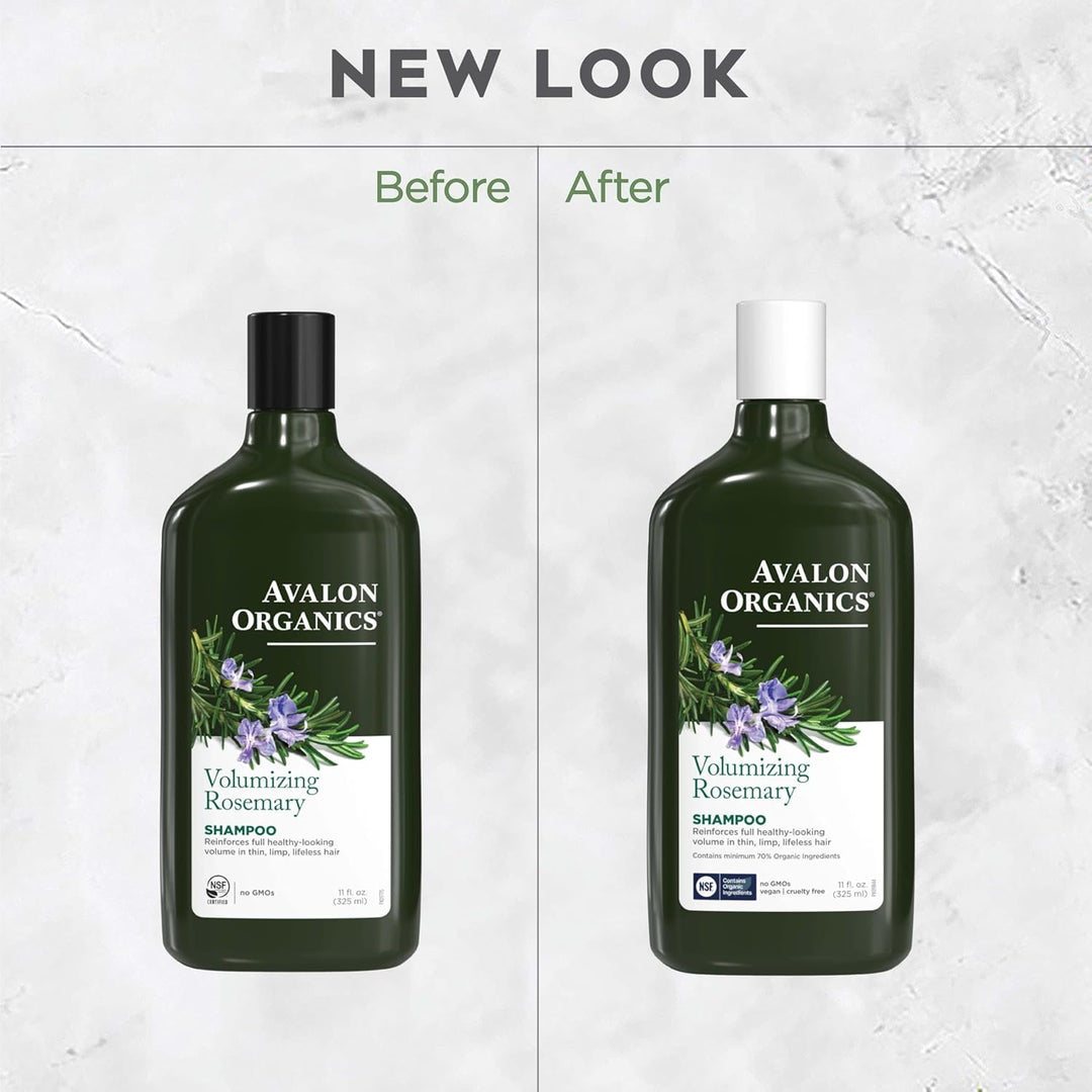 Avalon Organics Shampoo, Volumizing Rosmary, 325 ml