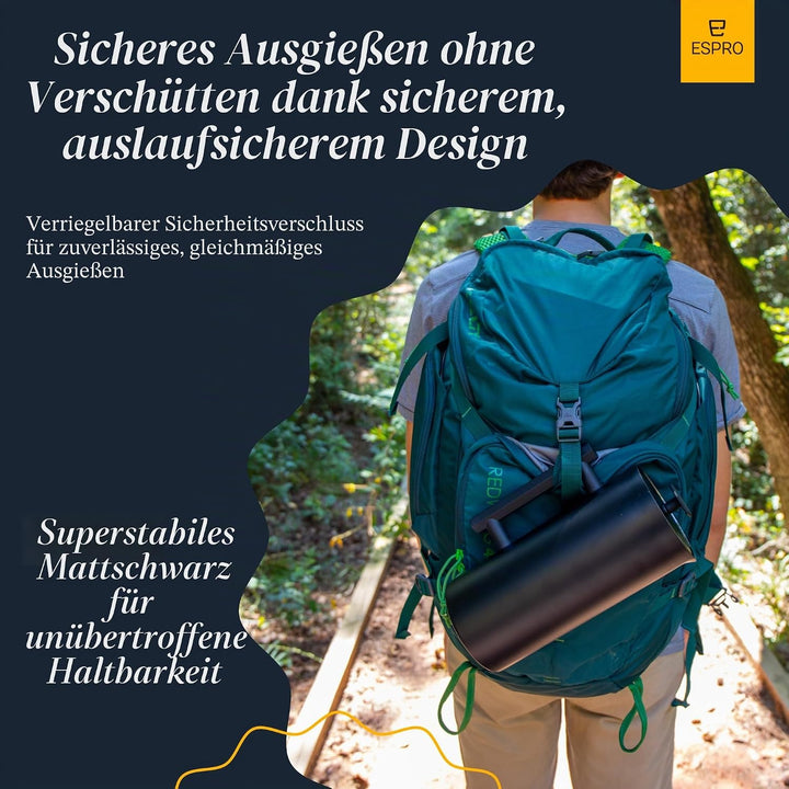 ESPRO – P6 French Press – doppelwandiger, isolierter Kaffee- und Teebereiter aus Edelstahl, 32 Unzen