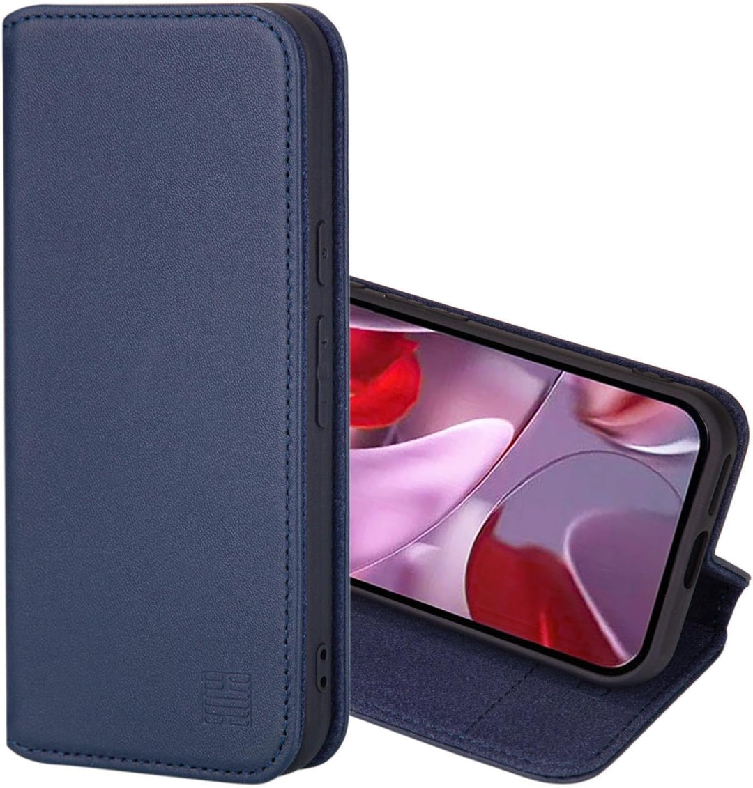 32nd Klassische Serie 2.0 - Lederhülle Case Cover für Google Pixel 9a, Echtleder Hülle Mit RFID-Bloc