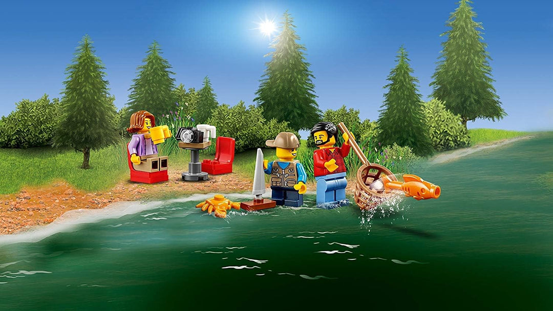 LEGO 60182 City Great Vehicles Pickup & Wohnwagen Single, Single