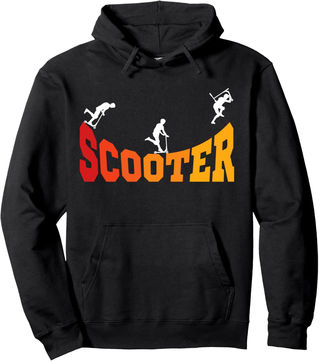 Scooter Roller Stunt Tretroller Jungen & Kinder Pullover Hoodie