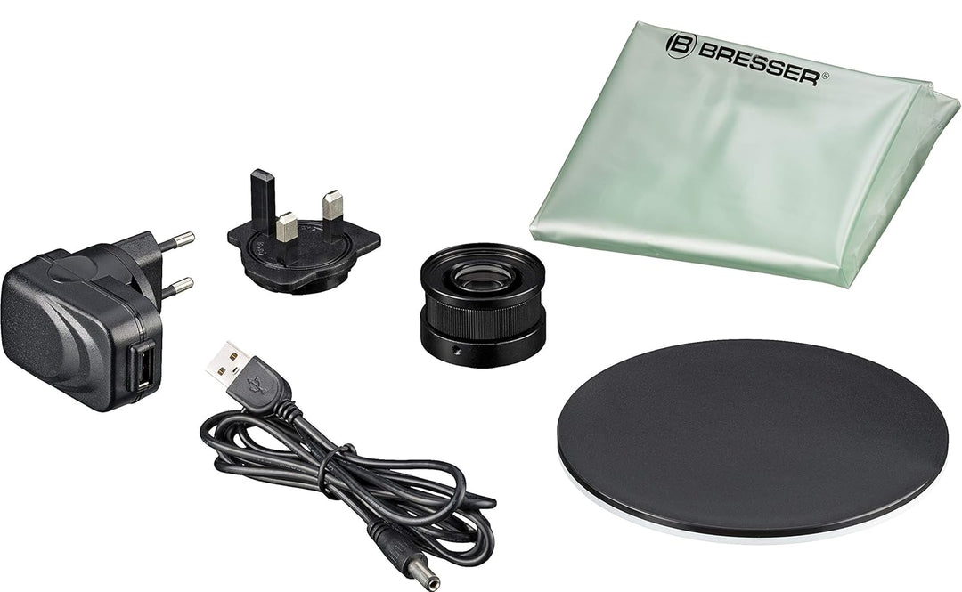 Bresser professionelles Auflicht- Durchlicht Stereo Mikroskop Science ETD-201 8-50x Vergrösserung, m