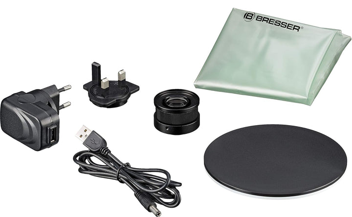 Bresser professionelles Auflicht- Durchlicht Stereo Mikroskop Science ETD-201 8-50x Vergrösserung, m