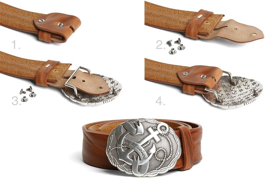 VaModa Gürtelschliesse 4,0 cm | Wechselschliesse Gürtelschnalle Buckle 40mm | Modell &