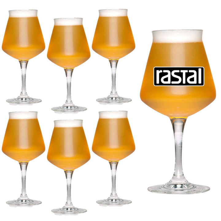 Rastal - 6 Craft Beer Verkostungs Gläser - Modell TEKU 3.0-42 cl. (14,8 Imp.FL.oz.)