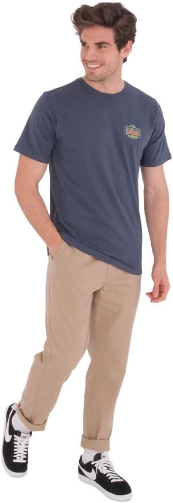 Hurley Herren Evd Wash Reflection Tee Ss T-Shirt S Monsoon Blau, S Monsoon Blau