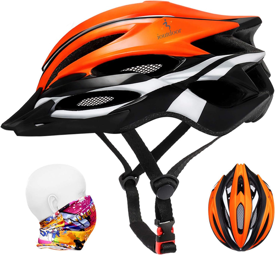 ioutdoor Premium Fahrradhelm, CE CPSC Zertifikat, Radhelm mit Abnehmbarer Sonnenblende und Insektenn