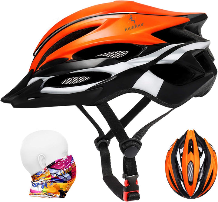 ioutdoor Premium Fahrradhelm, CE CPSC Zertifikat, Radhelm mit Abnehmbarer Sonnenblende und Insektenn