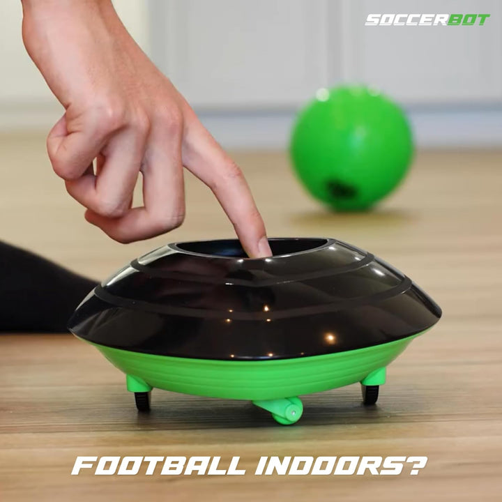 Smart Ball 1001CB-MTL Soccer Bot HallenFusballtrainer, Schwarz, Einheitsgrösse