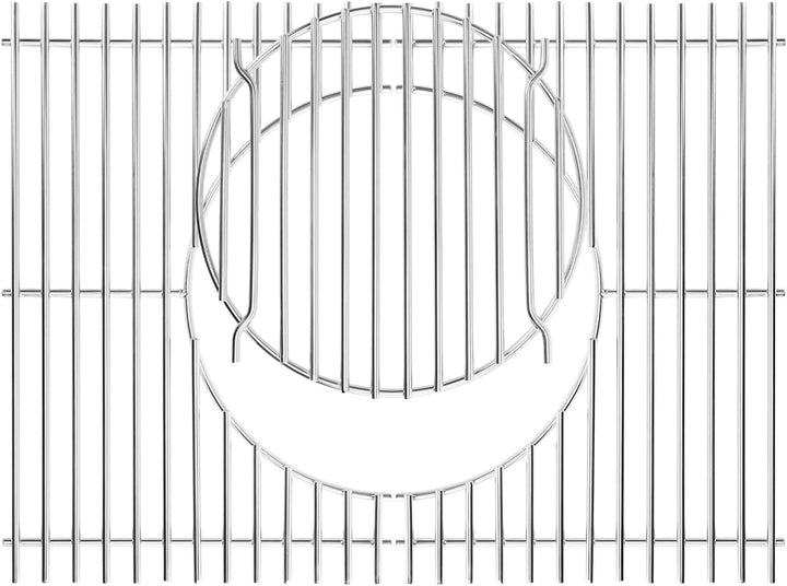 GFTIME 44,5cm Edelstahl Grillroste 7638 für Weber Spirit I II 300 Serie, Spirit E/S-310, 320, 330, S