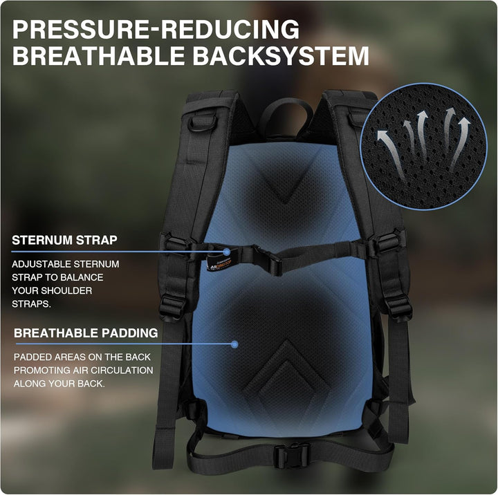Mardingtop 18L/28L Rucksack Taktischer Trekkingrucksacke Rucksäck Outdoor Wanderrucksäcke für Campin