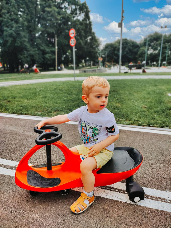 TWISTCAR Kinderfahrzeug, Kinder Twist Auto, Swing Car für Kleinkind, Spielzeugauto, Antrieb durch Le