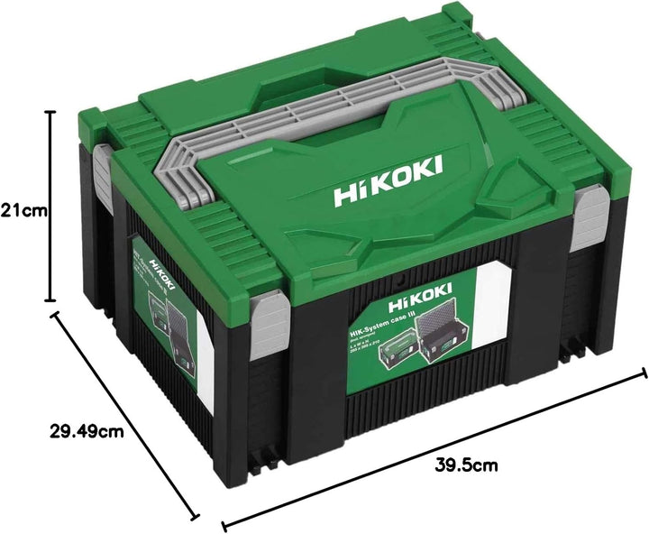 Hikoki HIT System Case III Hikoki Transportkoffer, 295x395x210 mm, Grün