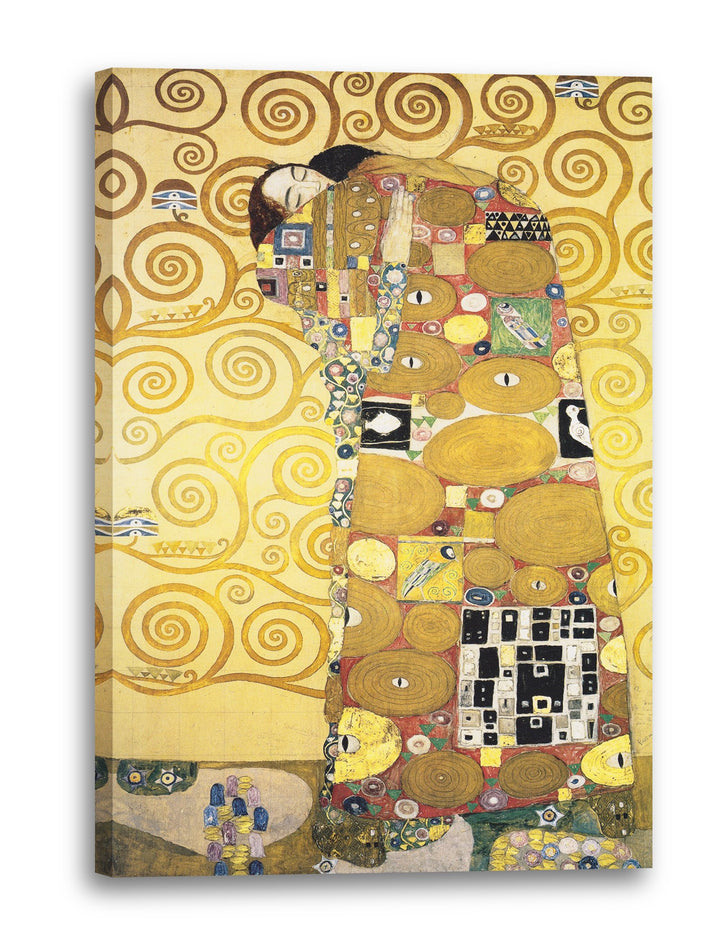 Printed Paintings Leinwand (60x80cm): Gustav Klimt - Die Umarmung (1909) 60x80 cm, 60x80 cm