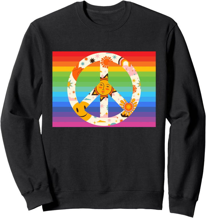 Make Peace Not War - Peace Zeichen - Friedenszeichen LGBTQ Sweatshirt
