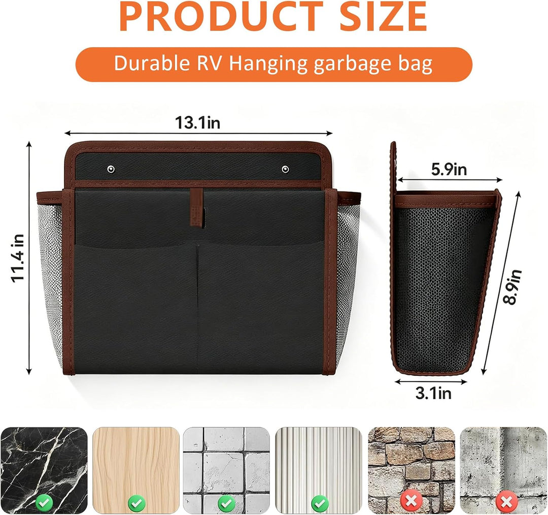 Wohnmobil Camping Organizer, Wohnwagen Deko Aufbewahrung mit Ohne Bohren Selbstklebend, Faltbare Woh