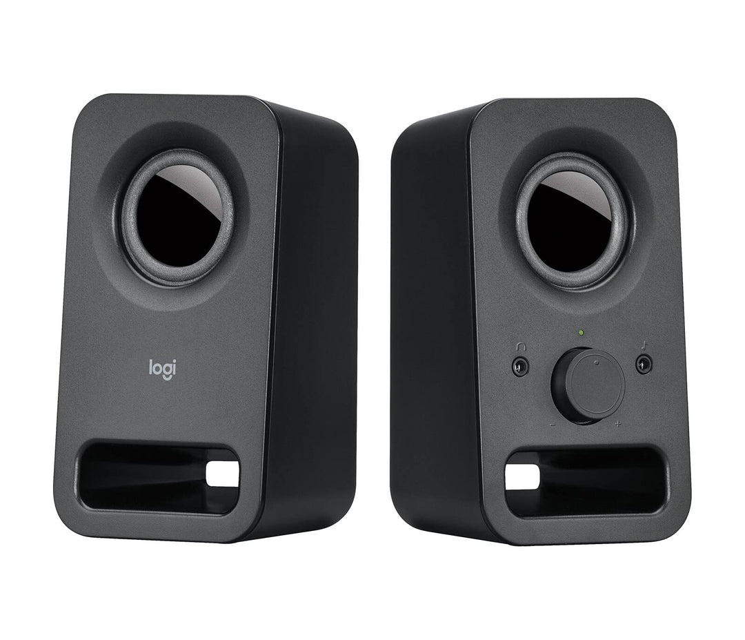 Logitech Z150 PC-Lautsprecher, Stereo Sound, 2 Lautsprecher, 6 Watt Spitzenleistung, 3,5 mm Eingang,