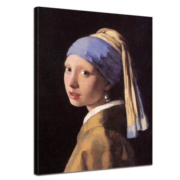 Bilderdepot24 Bild auf Leinwand | Jan Vermeer Das Mädchen mit dem Perlenohrgehänge in 50x60 cm als W