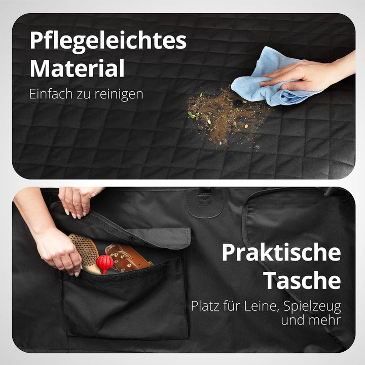 Walser Kofferraumschutz Hund - robuste 330g/qm Kofferraum Schutzmatte Hund - 100% wasserdicht - mit