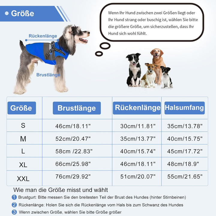 Hundemantel Winter Hundejacke Hundegeschirr Mantel Welpenmantel Jacke Weste Kleidung Kleines Hundege